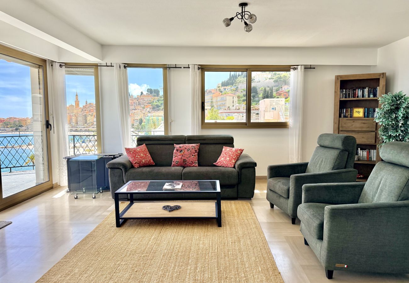 Appartamento a Menton - Vista Mare da sogno nella residenza Santa Maria