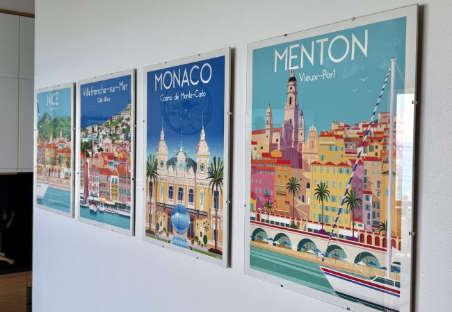 Studio a Menton - Monolocale con bellissima vista mare Studio a Menton - Monolocale con bellissima vista mare