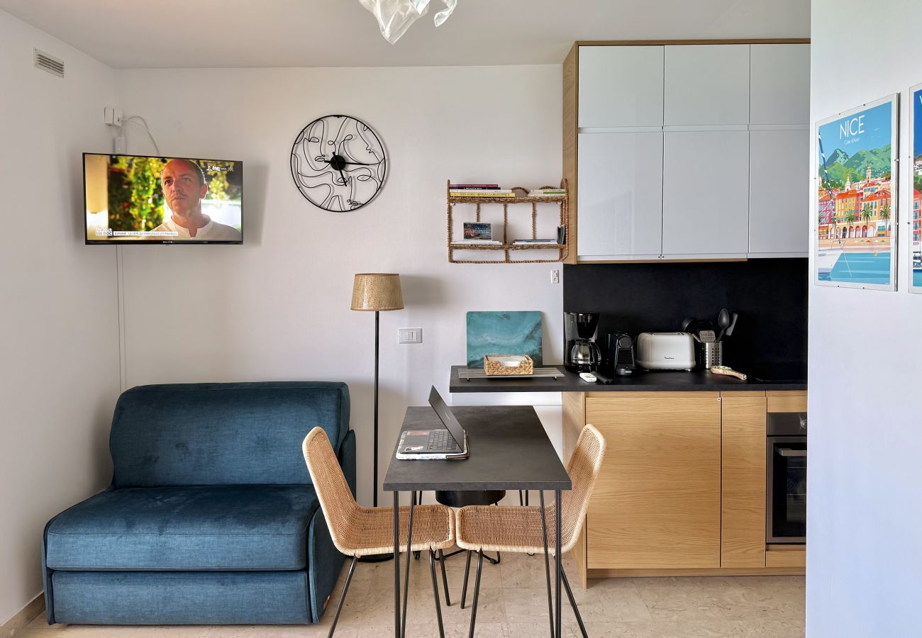 Studio a Menton - Monolocale con bellissima vista mare